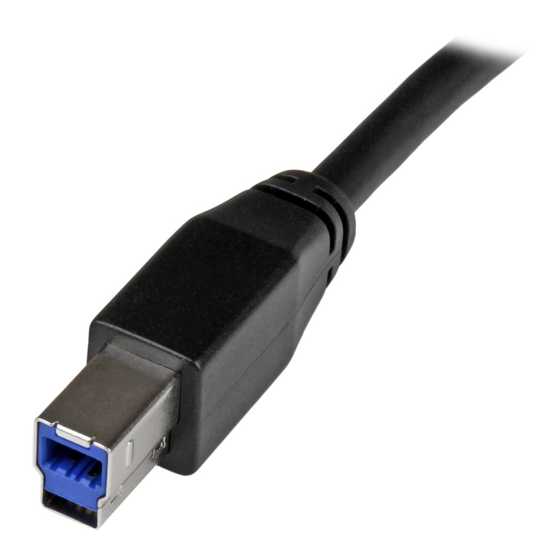 Startech Active USB 3.0 (5Gbps) USB-A to USB-B Cable 5m Black