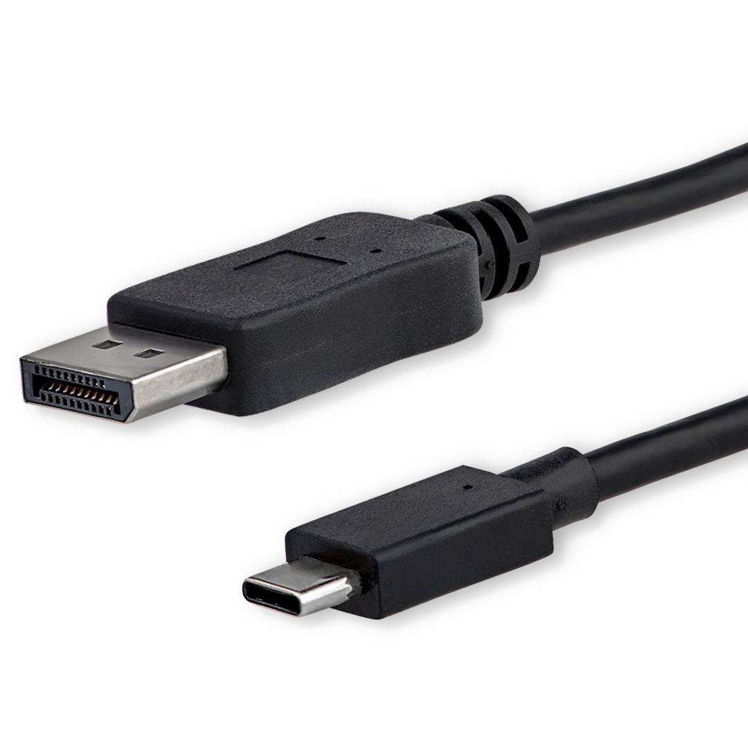Startech USB-C to DisplayPort 4K Adapter Cable 1,8m Black