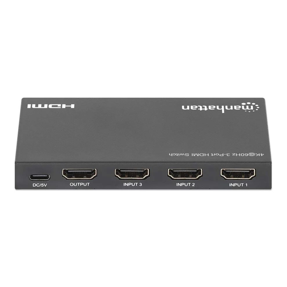 Manhattan 4K 60Hz 3-Port HDMI Switch