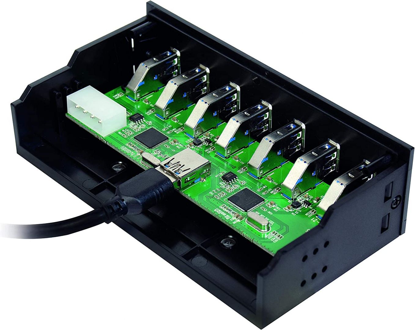 Logilink UA0342 USB3.0 7-port Hub including 1 Charging port Black