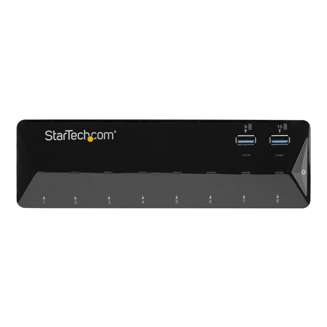 Startech 10-portos USB3.0 HUB Black
