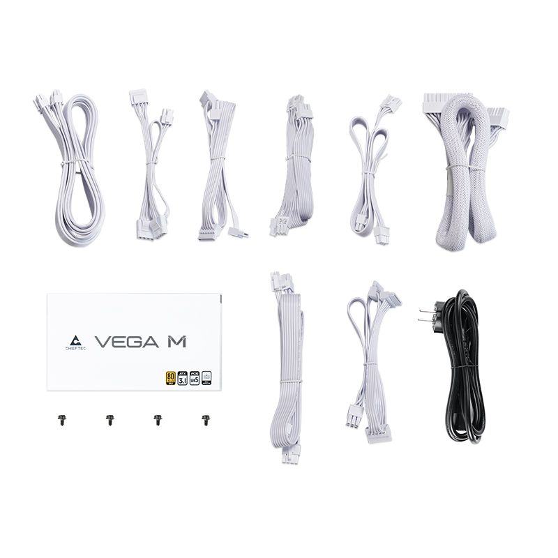 Chieftec 850W 80+ Gold Vega M White