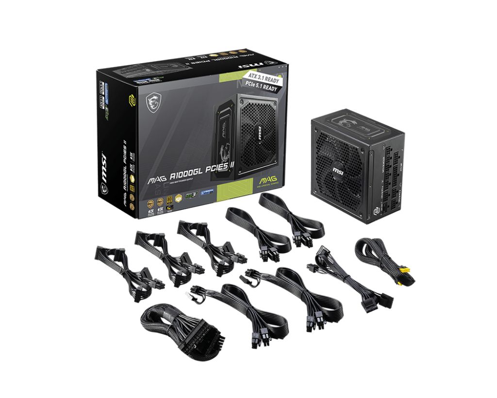 Msi 1000W 80+ Gold MAG A1000GL PCIE5 II