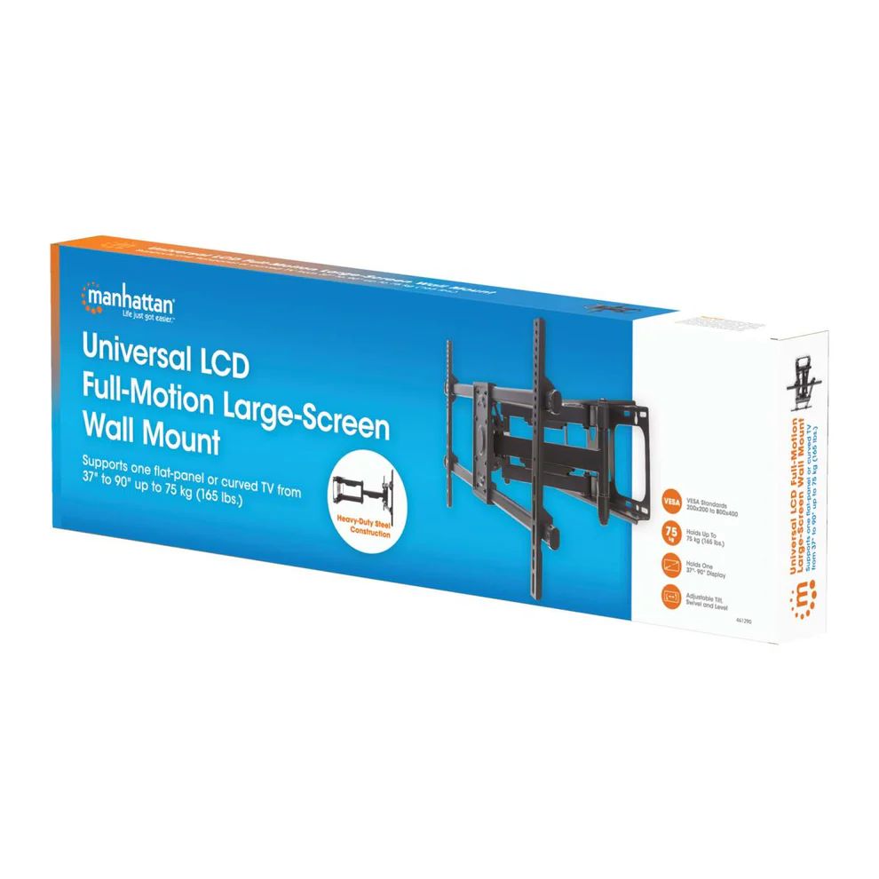 Manhattan Universal LCD Full-Motion Large-Screen Wall Mount Black