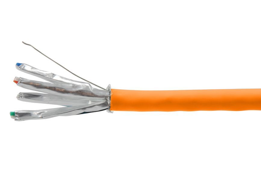 EQuip CAT7 S-FTP Installation cable 200m Orange