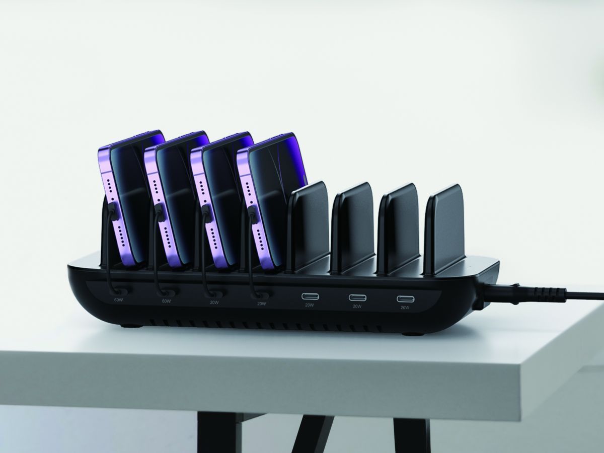 Conceptronic  OZUL07B 160W 7-Port USB PD Charging Station