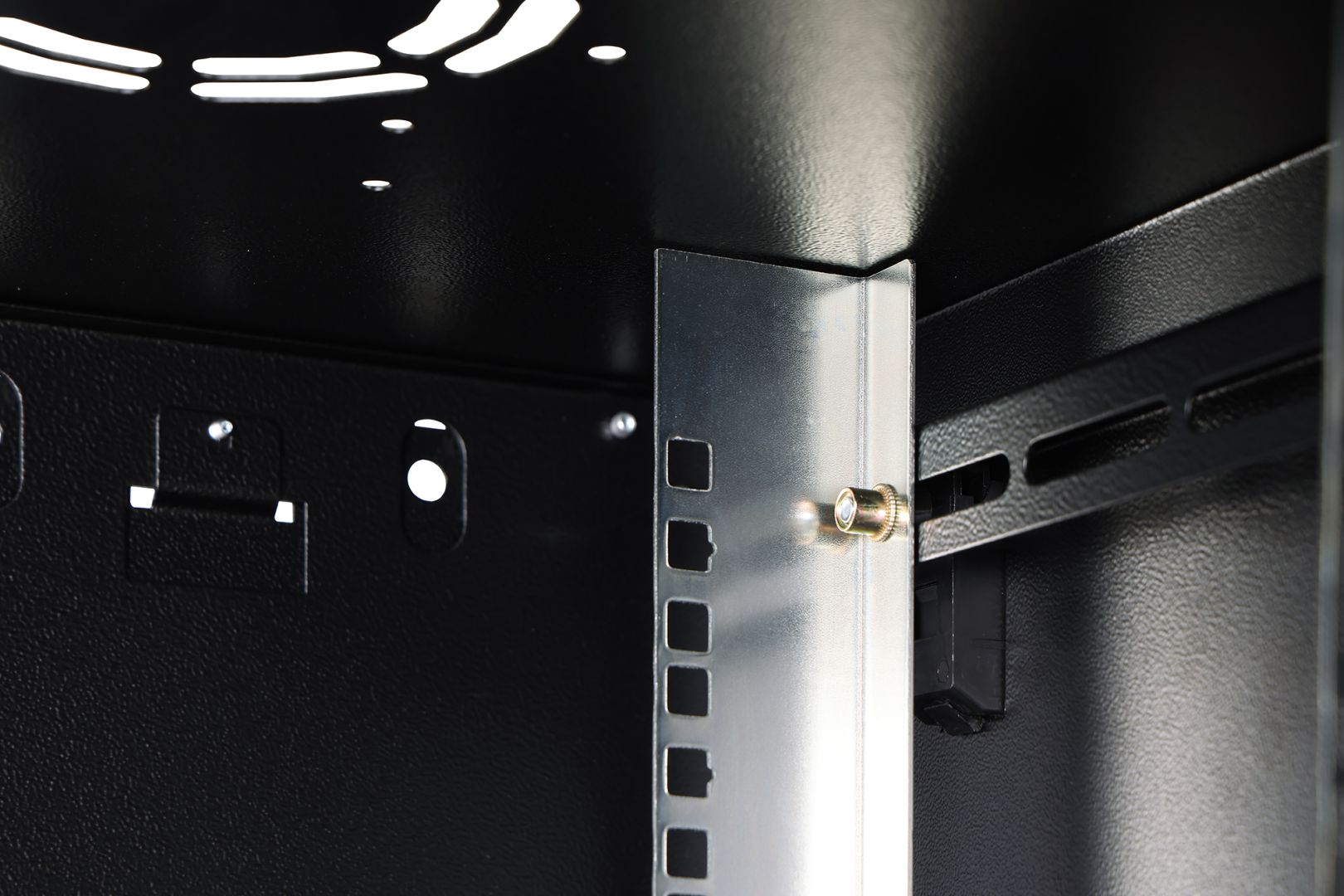 Digitus DN-19 12-U-EC-SW Falra szerelhető Rackszekrény Black