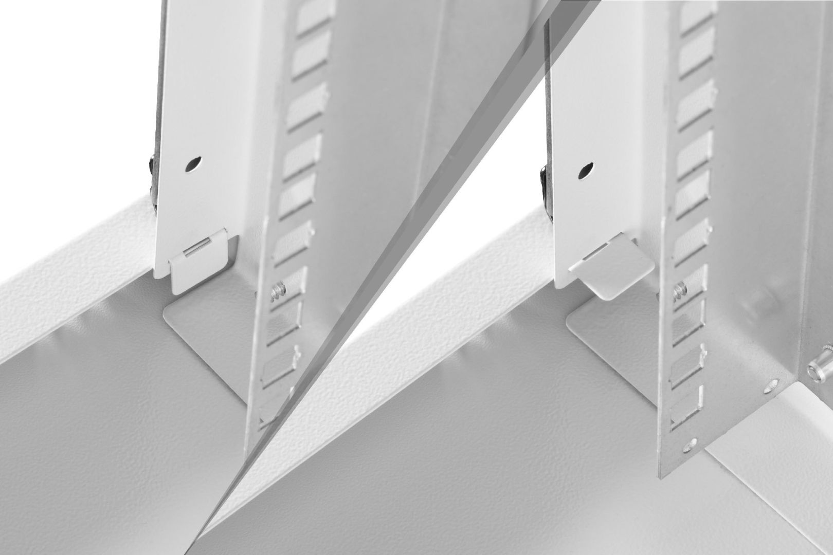 Digitus DN-49104 Falra szerelhető Rackszekrény Grey