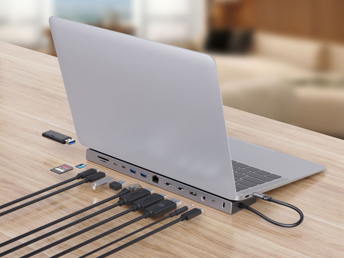 Conceptronic  DONN32B 14-in-1 USB 3.2 Gen 1 Docking Station