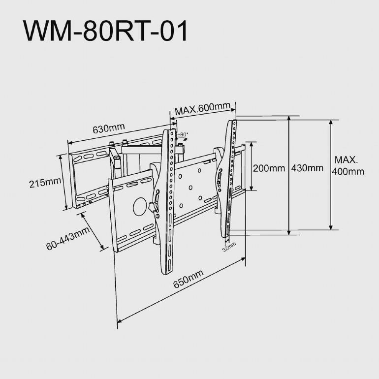 Gembird WM-80ST-02 32