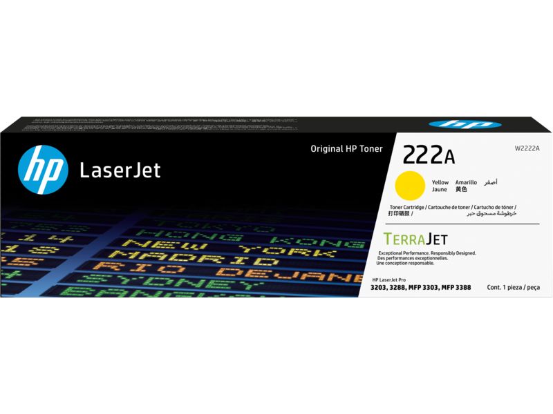 HP 222A Yellow toner
