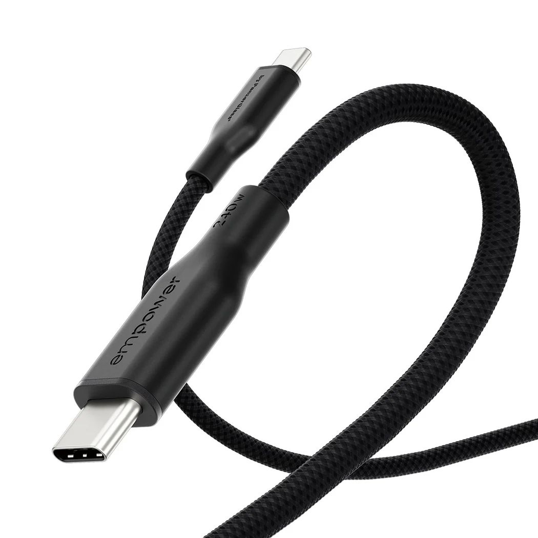 PanzerGlass 240W USB-C to USB-C USB 2.0 cable 2m Black