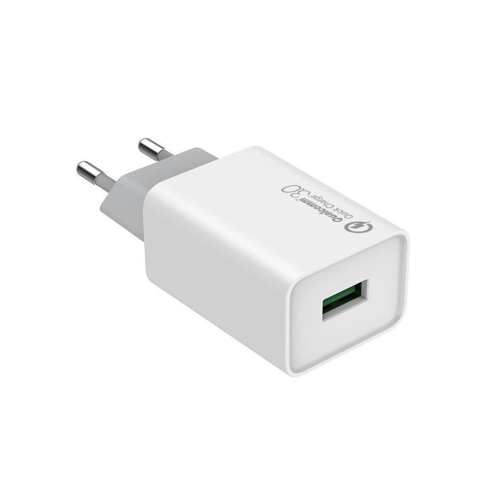 ColorWay USB töltő adapter 1USB Quick Charge 3.0 (18W) White