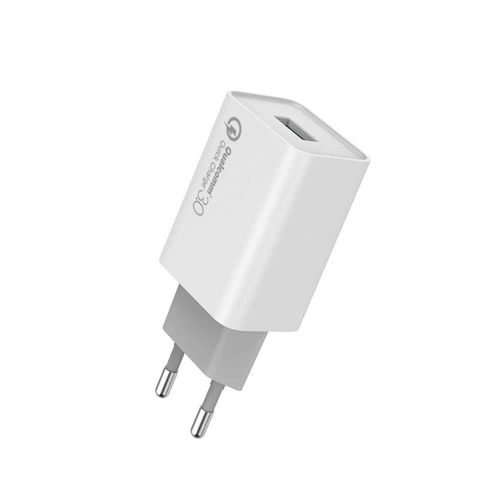 ColorWay USB töltő adapter 1USB Quick Charge 3.0 (18W) White
