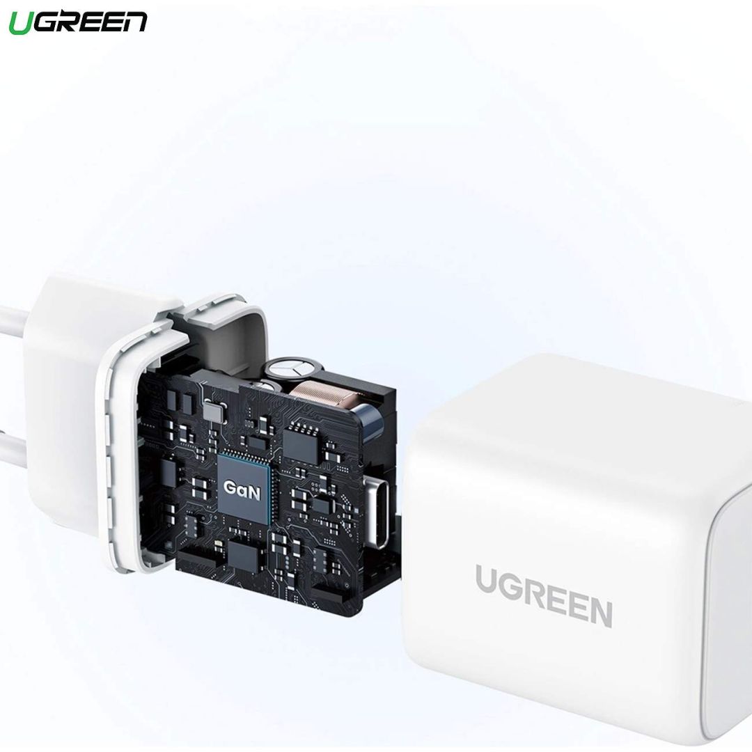 UGREEN X513 30W GAN 1x USB-C Mains Charger White