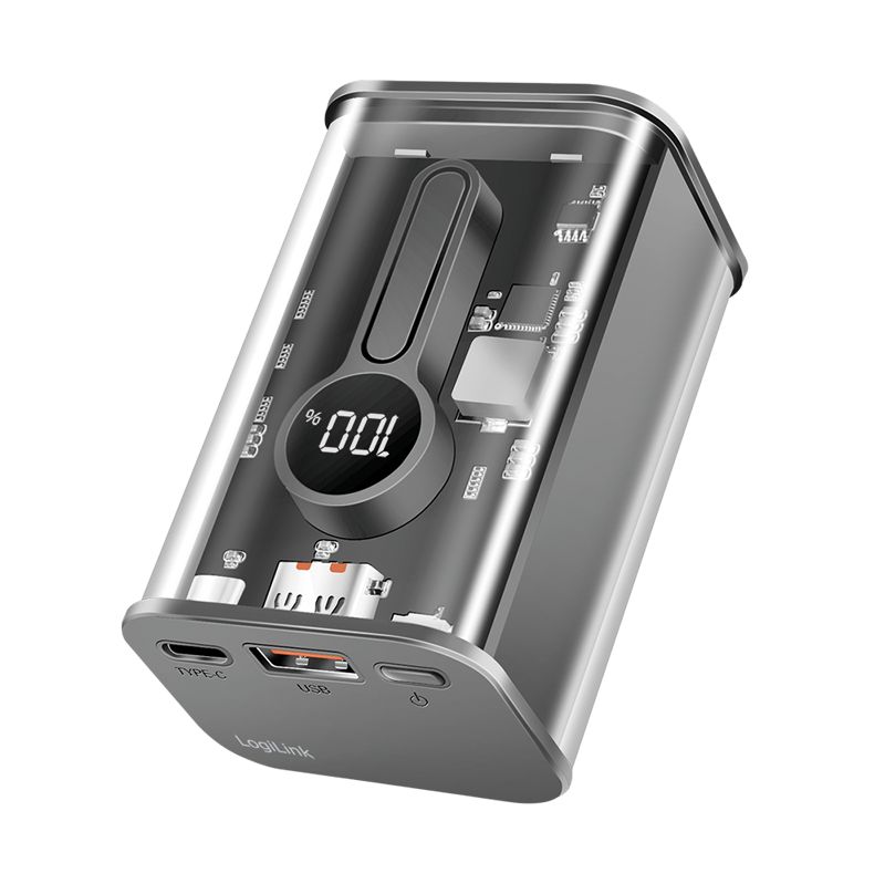 Logilink 10000 mAh PowerBank Grey