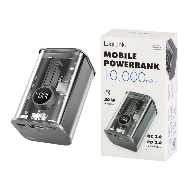 Logilink 10000 mAh PowerBank Grey