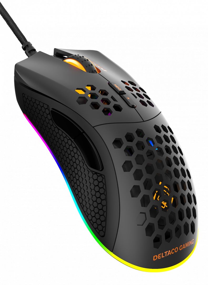Deltaco GAM-108 DM210 Ultra Light gaming mouse Black