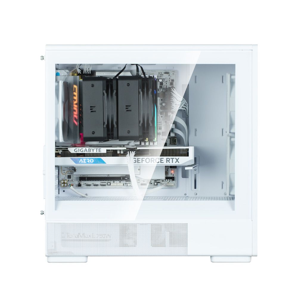 Zalman P10 NAMU Tempered Glass White