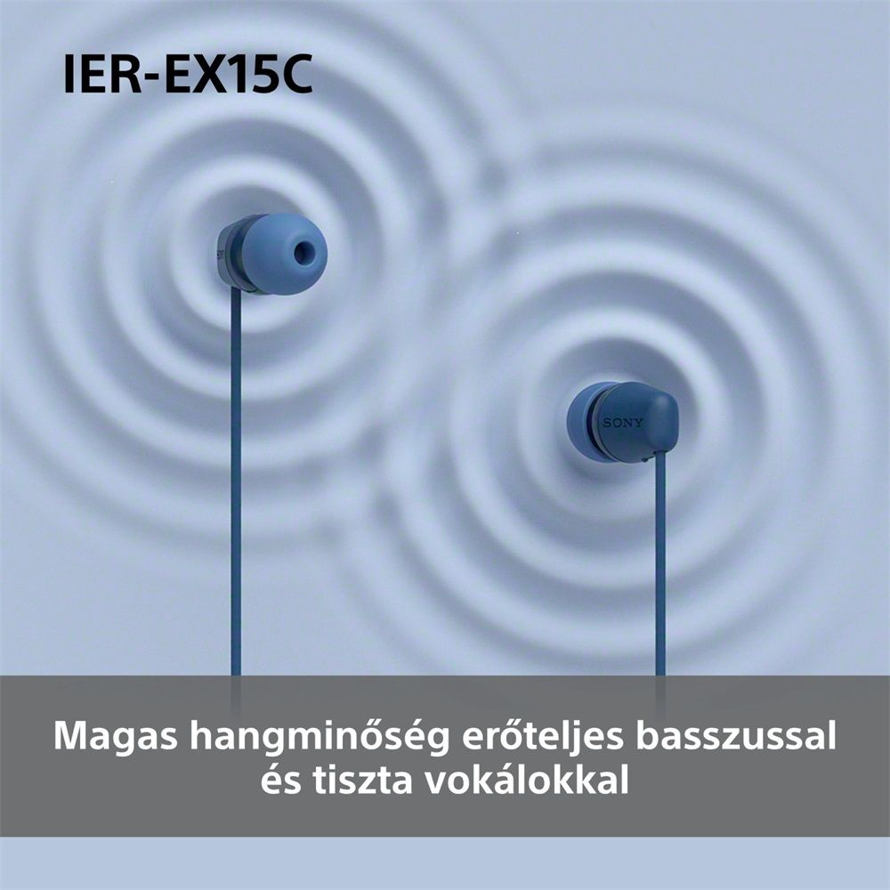 Sony IER-EX15C Headset Blue