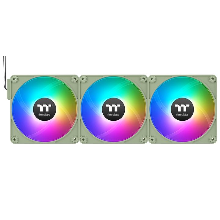 Thermaltake CT120 EX Reverse ARGB Sync PC Cooling Fan Matcha Green (3-Fan Pack)