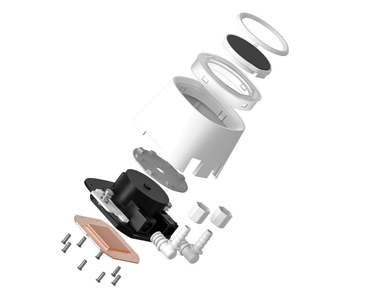 ID-COOLING FX240 LCD WHITE