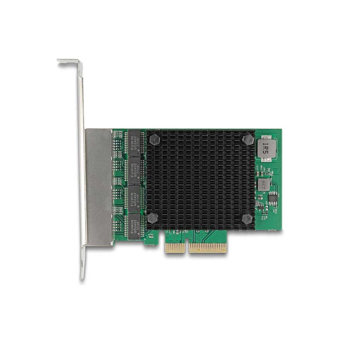 DeLock PCI Express x4 Network Card 2.5 Gigabit LAN 4 x RJ45 RTL8125