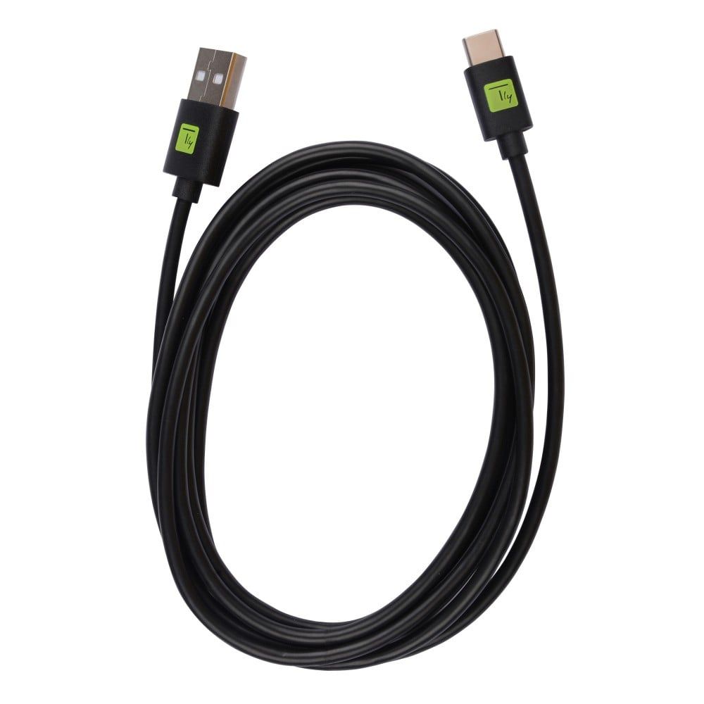 TECHLY  USB 3.1 A Male / USB-C Male Cable 2m Black