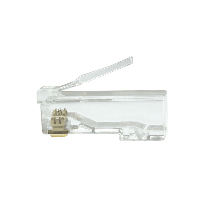 Logilink RJ45 modular plug Cat.6A UTP with boot and guide plate 100db