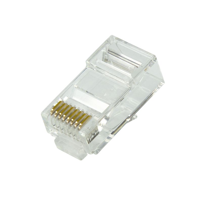 Logilink RJ45 modular plug Cat.6A UTP with boot and guide plate 100db