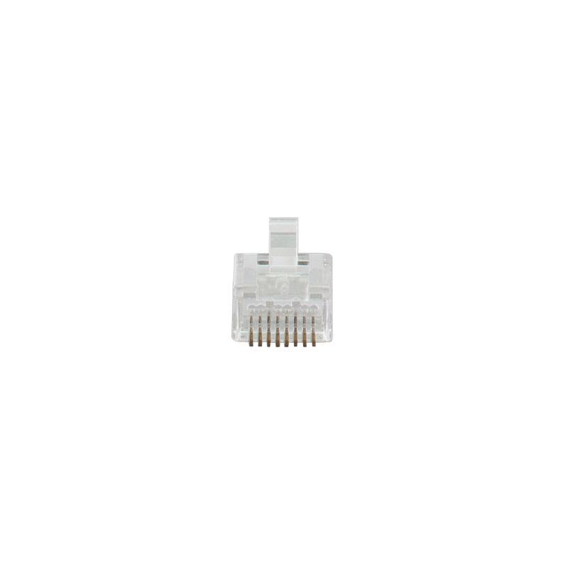Logilink RJ45 modular plug Cat.6A UTP with boot and guide plate 100db