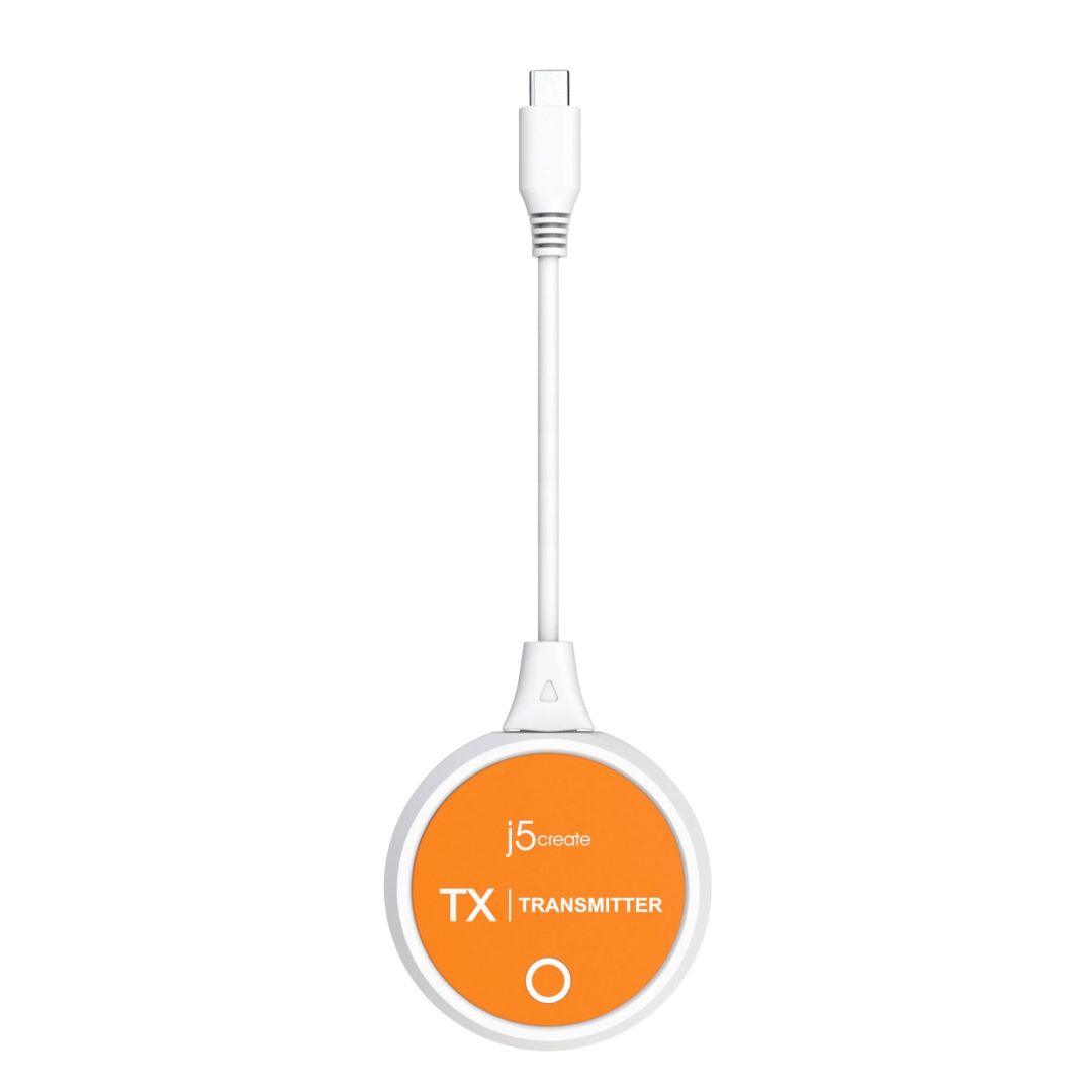 j5create JVAW62 Wireless HDMI Extender White/Orange