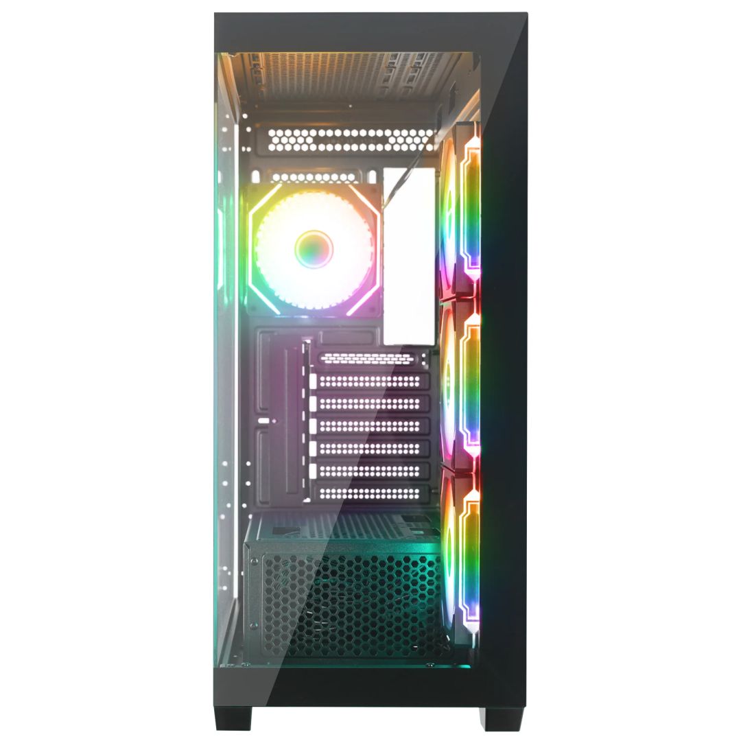 Rampage Hydra V4 RGB Tempered Glass Black