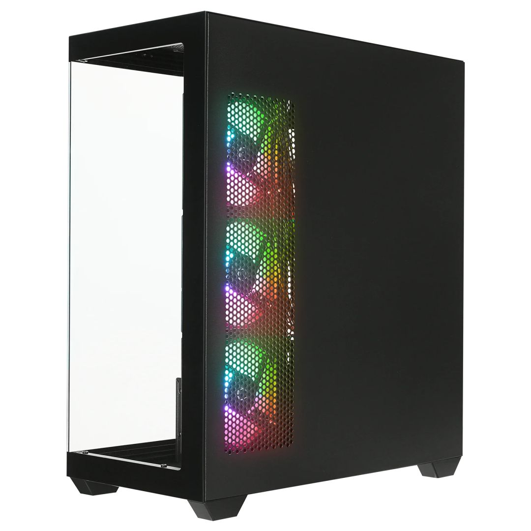 Rampage Hydra V4 RGB Tempered Glass Black