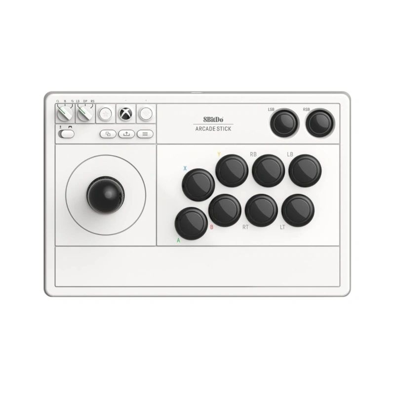 8BitDo Arcade Stick Wireless Gamepad White