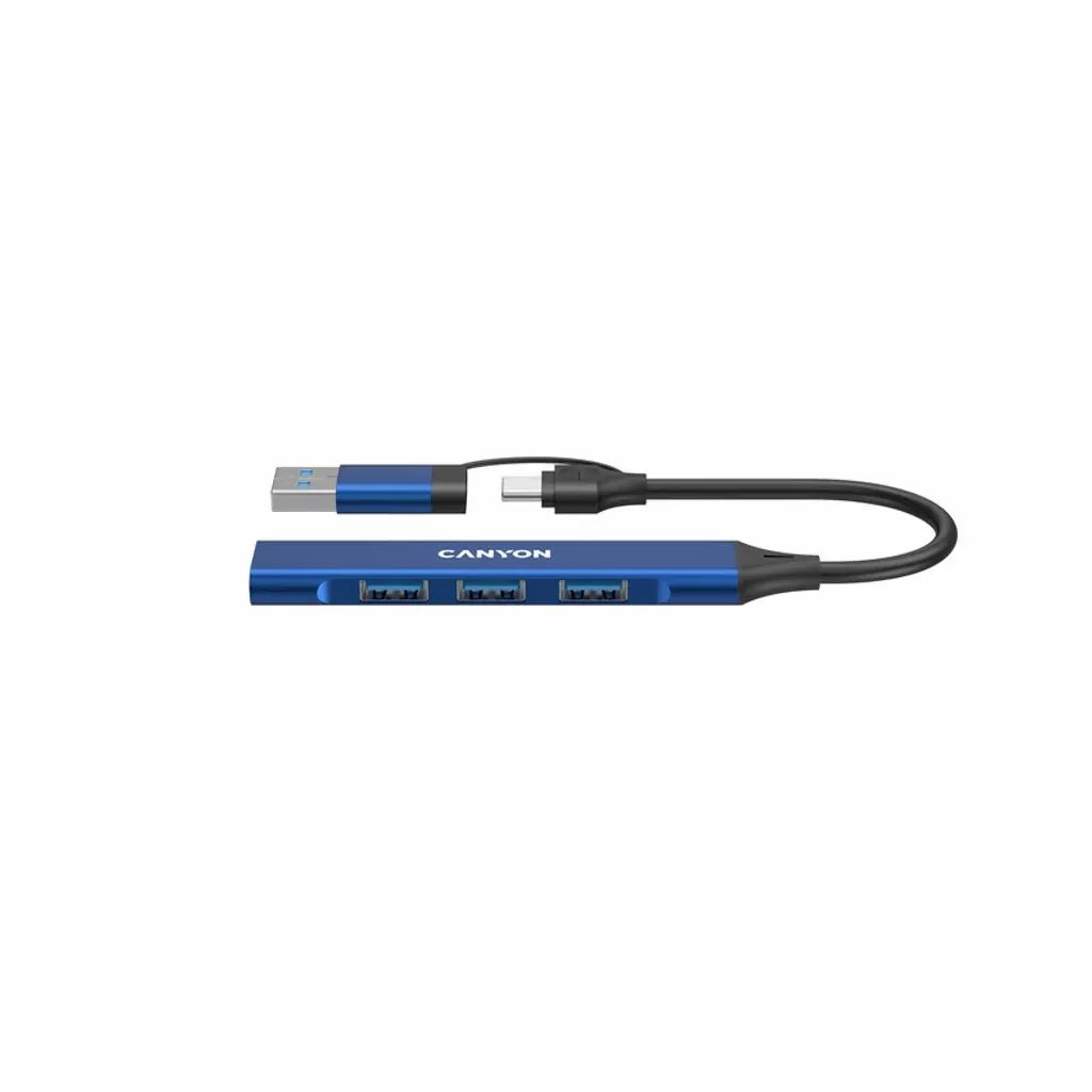 Canyon CNS-TDS02BL 4-portos USB2.0 HUB Blue