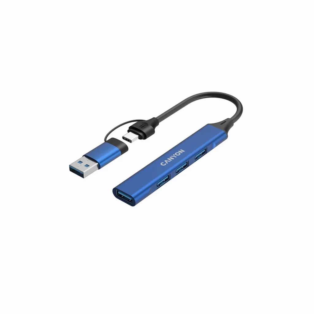 Canyon CNS-TDS02BL 4-portos USB2.0 HUB Blue