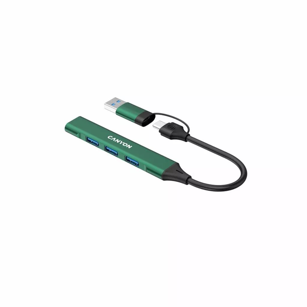 Canyon CNS-TDS02GR 4-portos USB2.0 HUB Green