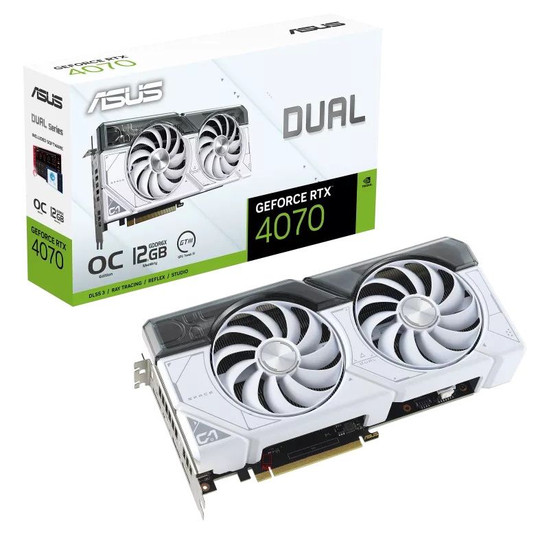 Asus DUAL-RTX4070-O12G-GAMING WHITE