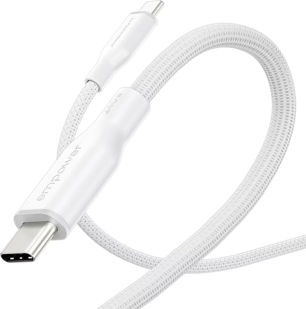 PanzerGlass 240W USB-C to USB-C USB 2.0 cable 2m White