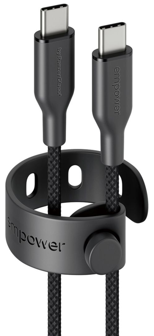 PanzerGlass 60W USB-C to USB-C USB 2.0 cable 1,2m Black