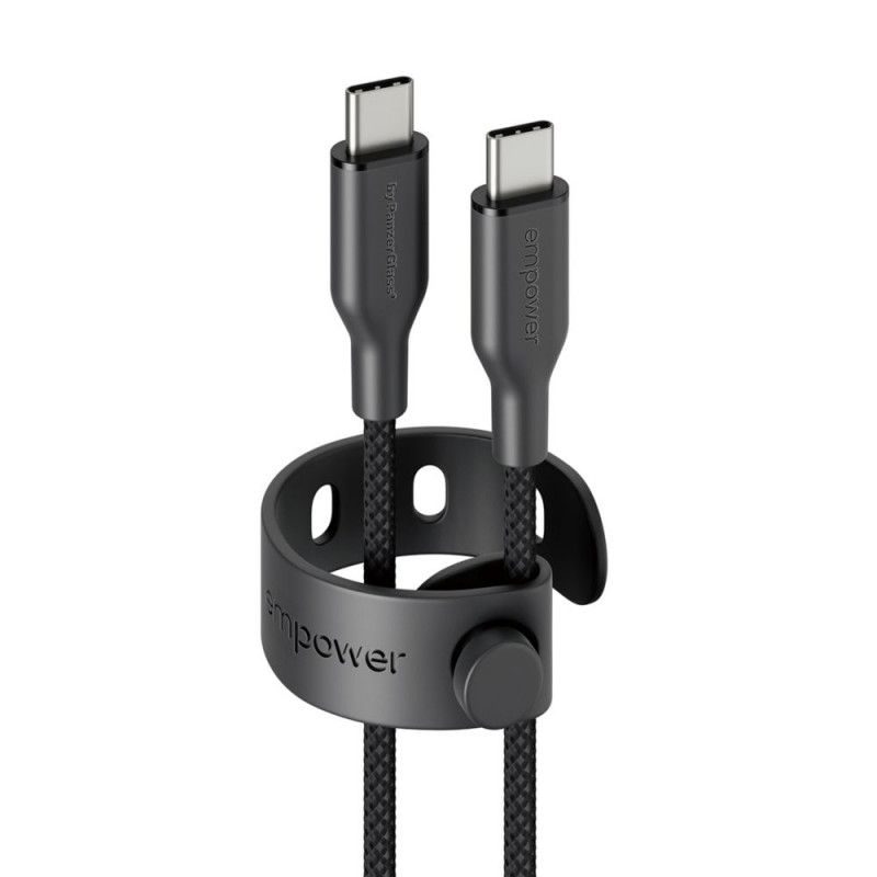 PanzerGlass 60W USB-C to USB-C USB 2.0 cable 2m Black