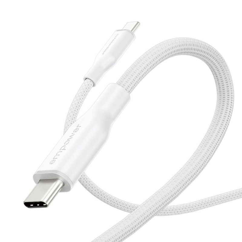 PanzerGlass 60W USB-C to USB-C USB 2.0 cable 2m White