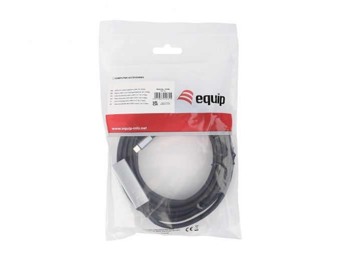 EQuip USB-C to C Active extension cable 5m Black