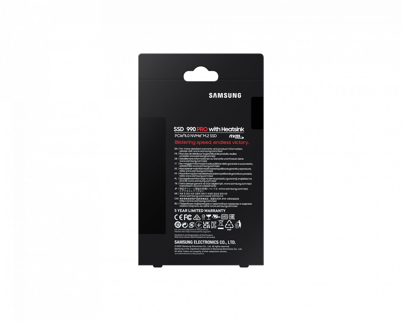 Samsung 1TB M.2 2280 NVMe 990 Pro with Heatsink