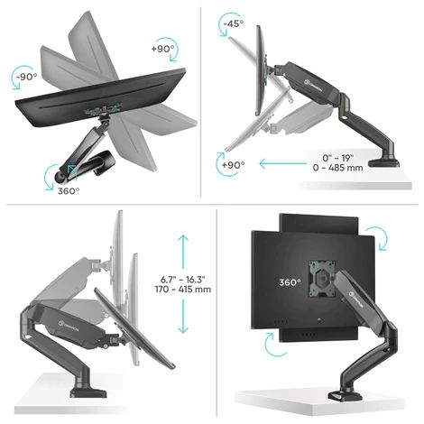 ONKRON Monitor Desk Mount for 13