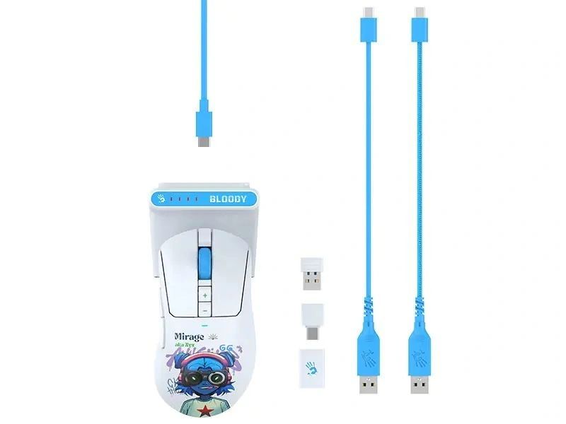 A4-Tech Bloody R73 Ultra Duo Gaming Wireless Mouse Nyx Mirage