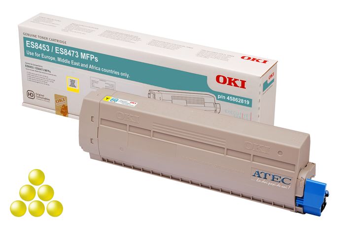 Oki 46490621 Yellow toner
