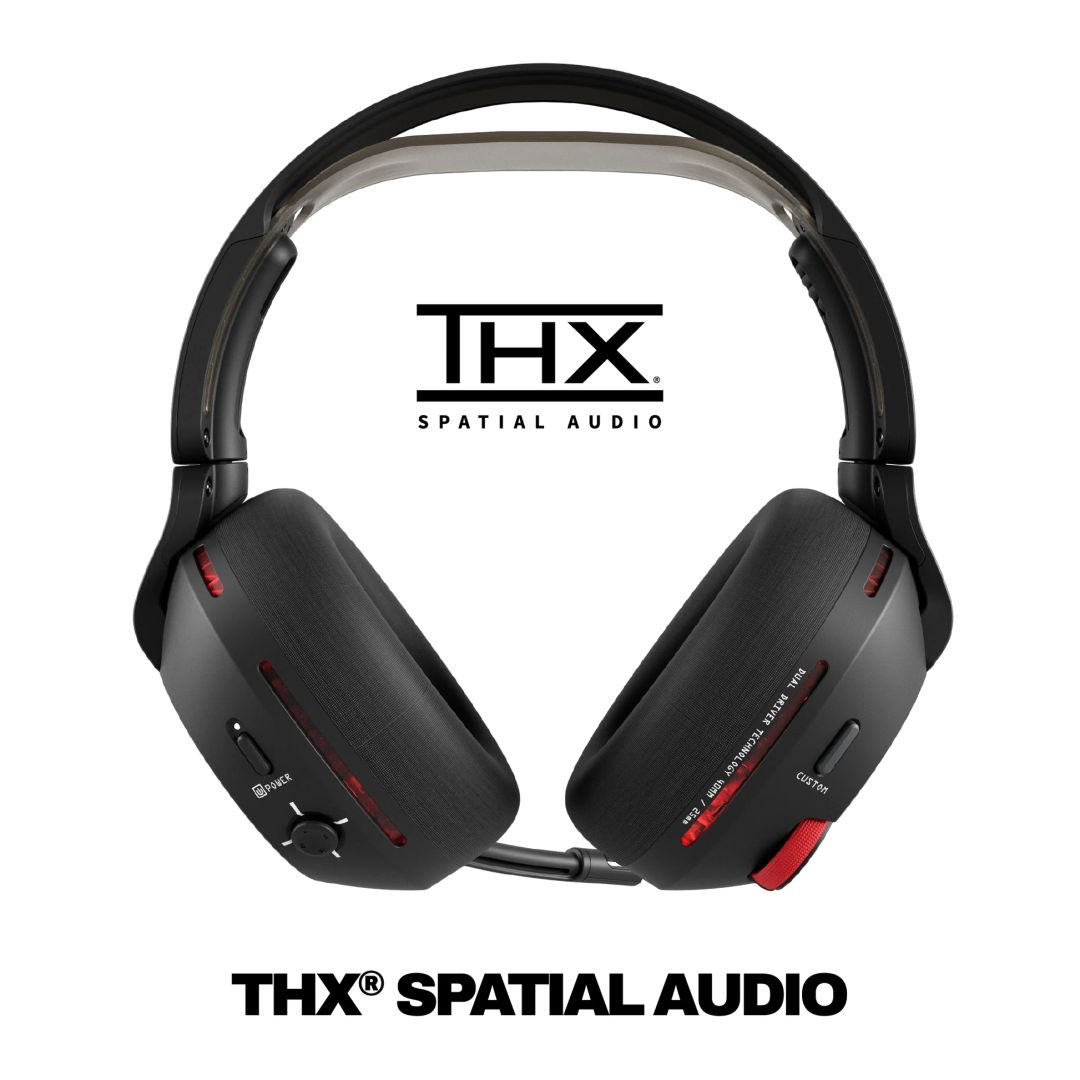 Skullcandy Crusher PLYR 720 Bluetooth Gamer Headset Black/Red