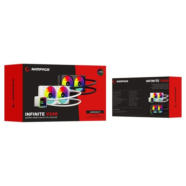 Rampage Infinite V240 ARGB Black